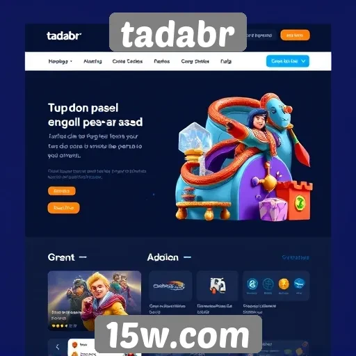 Análise da interface do site tadabr